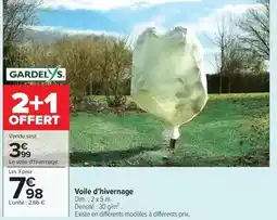 Carrefour Drive Dim - voile d'hivernage offre