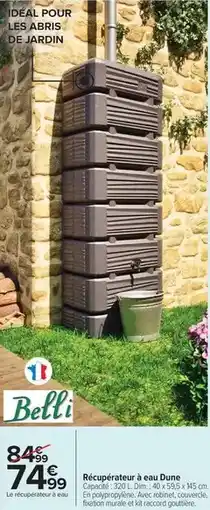 Carrefour Drive Belli - récupérateur à eau offre
