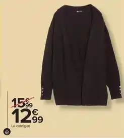 Carrefour Cardigan femme offre