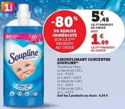 Super U Assouplissant concentre soupline offre