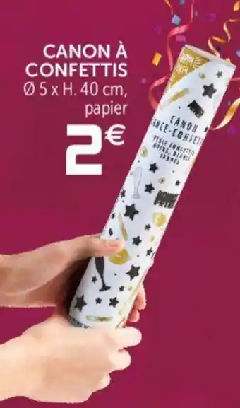 Canon à confettis