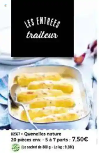 Thiriet Quenelles nature offre