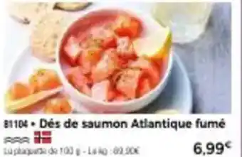 Thiriet Dés de saumon atlantique fumé offre