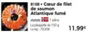 Thiriet Cœur de filet de saumon atlantique fumé offre