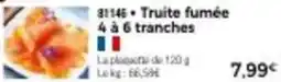 Thiriet Truite fumée 4 à 6 tranches offre
