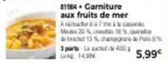 Thiriet Garniture aux fruits de mer offre
