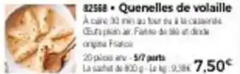 Thiriet Quenelles de volaille offre