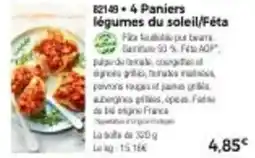 Thiriet 4 paniers légumes du soleil/féta offre