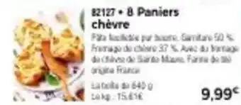 Thiriet 8 paniers chèvre offre