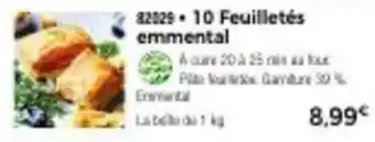 Thiriet 10 feuilletes emmental offre