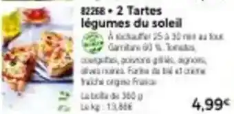 Thiriet 2 tartes légumes du soleil offre