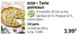 Thiriet Tarte poireaux offre