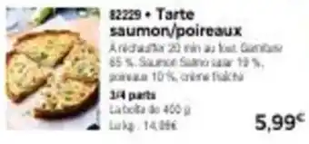 Thiriet Tarte saumon/poireaux offre