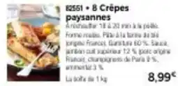 Thiriet 8 crêpes paysannes offre