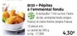 Thiriet Pépites a l'emmental fondu offre