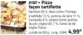 Thiriet Pizza façon tartiflette offre