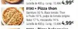 Thiriet Pizza thon offre