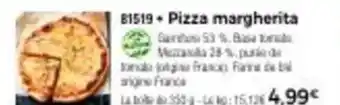 Thiriet Pizza margherita offre