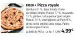 Thiriet Pizza royale offre