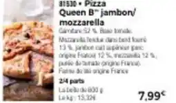 Thiriet Pizza Queen B jambon/ mozzarella offre