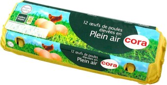 Match Cora oeufs plein air offre