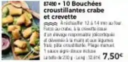 Thiriet 10 Bouchées croustillantes crabe et crevette offre