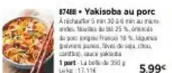 Thiriet Yakisoba au porc offre