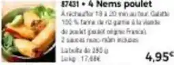 Thiriet 4 Nems poulet offre