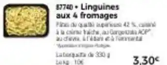 Thiriet Linguines aux 4 fromages offre