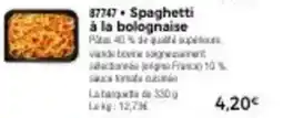 Thiriet Spaghetti å la bolognaise offre