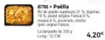 Thiriet Paella offre