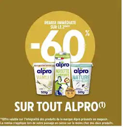 Intermarché Hyper ALPRO Sur tout offre