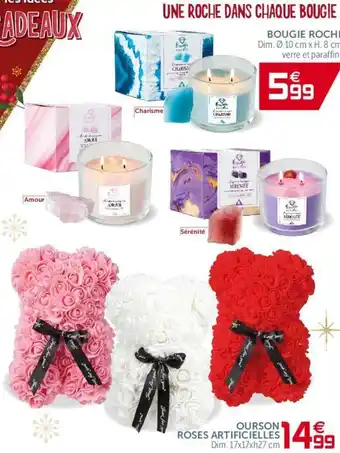 Ourson roses artificielles