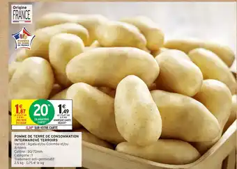 Intermarché Hyper Pomme de terre de consommation intermarché terroirs offre