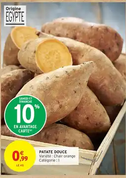 Intermarché Hyper Patate douce offre