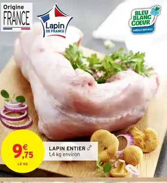 Intermarché Hyper Lapin entier offre