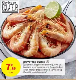 Intermarché Hyper Crevettes cuites offre