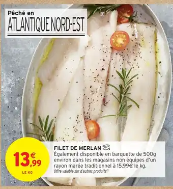 Intermarché Hyper Filet de merlan offre