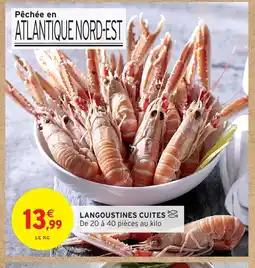 Intermarché Hyper Langoustines cuites offre