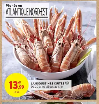 Intermarché Hyper Langoustines cuites offre