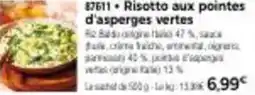 Thiriet Risotto aux pointes d'asperges vertes offre