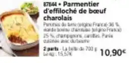 Thiriet Parmentier d'effiloché de bœuf charolais offre