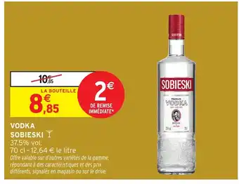 Intermarché Hyper SOBIESKI Vodka offre