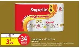 Intermarché Hyper SOPALIN Essuie-tout décoré offre