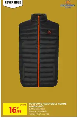 Intermarché Hyper LONGBOARD Doudoune réversible homme offre