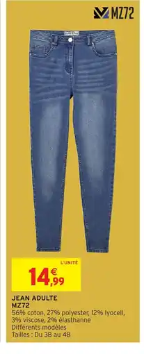 Intermarché Hyper Jean adulte mz72 offre