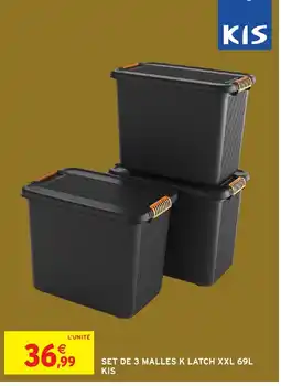 Intermarché Hyper KIS Set de 3 malles k latch xxl offre