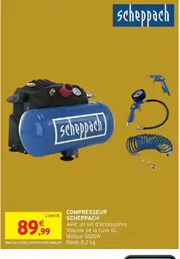Intermarché Hyper SCHEPPACH Compresseur offre