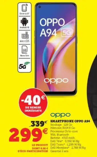 Hyper U Smartphone oppo AM offre