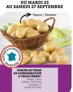 Hyper U Pomme de terre de consommation a chair ferme offre